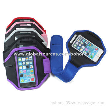 Armbands for iPhone 5, Sports Case, 500 Pieces/Color MOQ